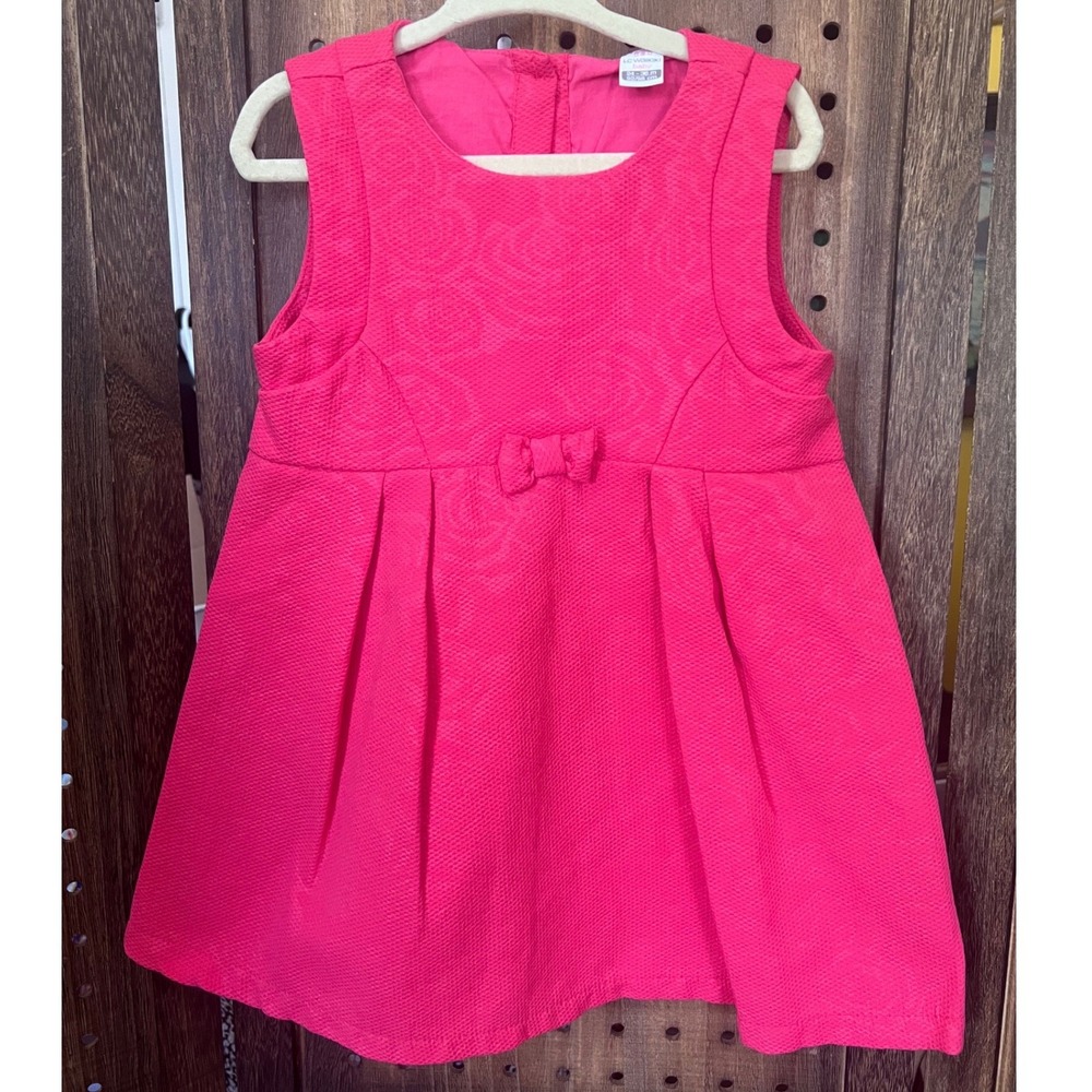 LC Waikiki Baby Pink Textured Sleeveless Dress Size 24-36 Months